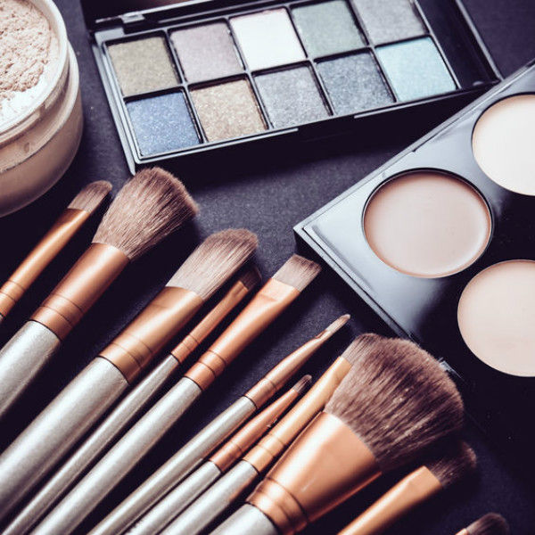 Makeup and brushes